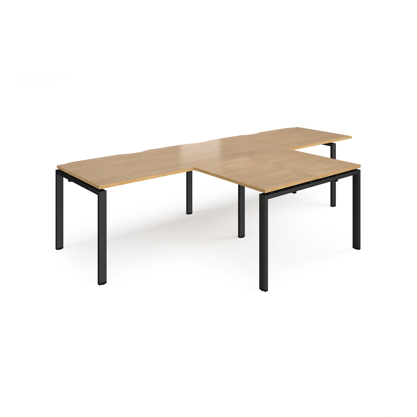 Adapt double desk with returns - ER3288-K-O