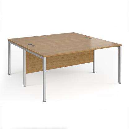 Maestro 25 bench back to back straight desks 1600mm - MB1616BSO