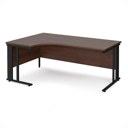 Maestro 25 cable managed left hand ergonomic desk - MCM18ELKW
