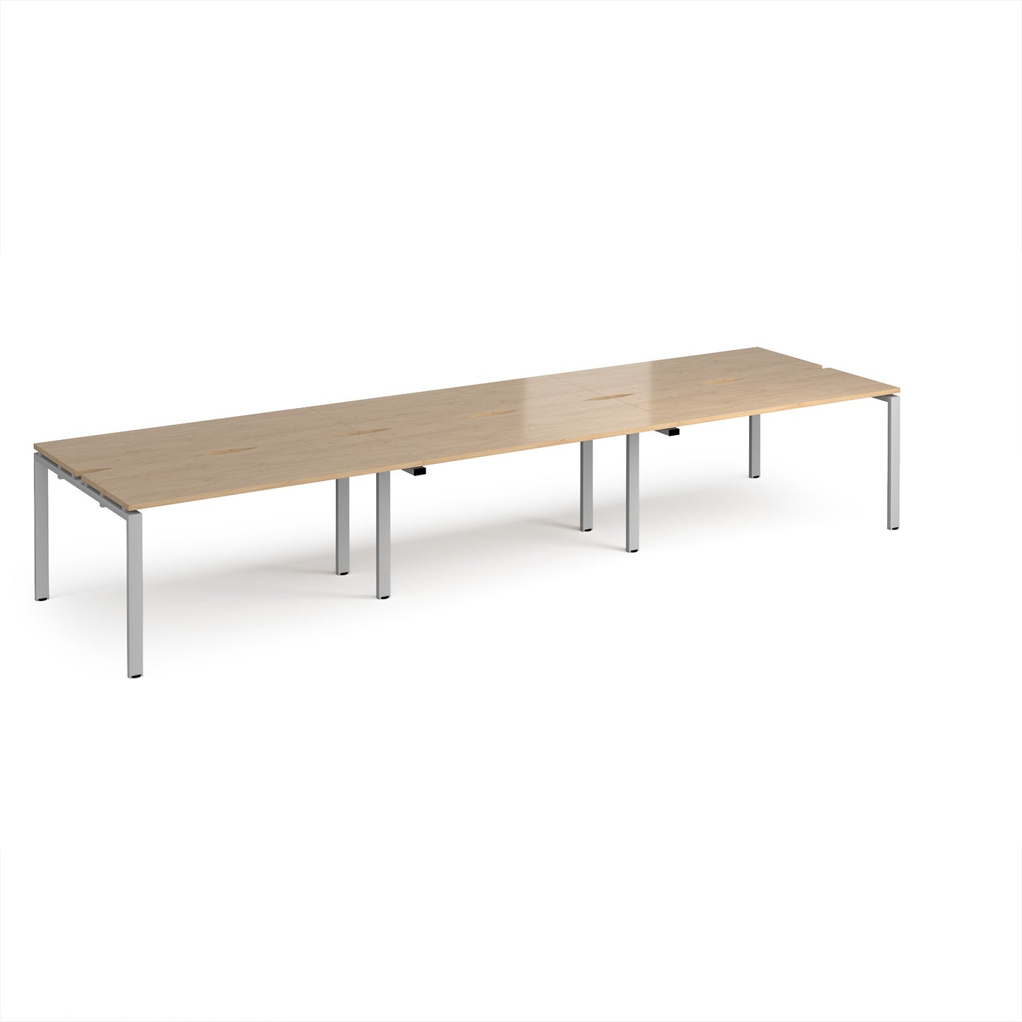 Adapt triple back to back desks 1200mm deep - E4212-S-KO