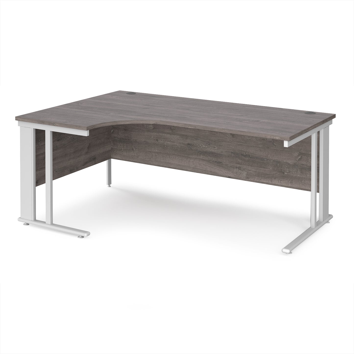 Maestro 25 cable managed left hand ergonomic desk - MCM18ELWHGO