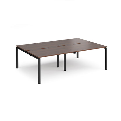Adapt double back to back desks 1600mm deep - E2416-K-W