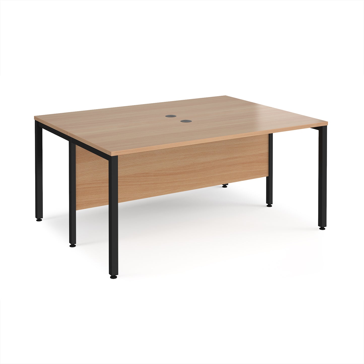 Maestro 25 bench back to back straight desks 1200mm - MB1612BKB