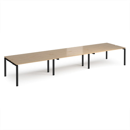 Adapt triple back to back desks 1200mm deep - E4812-K-KO