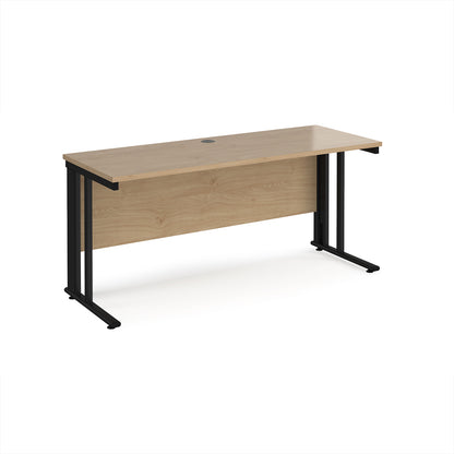 Maestro 25 cable managed 600mm deep desk - MCM616KKO
