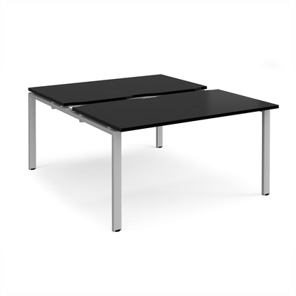 Adapt sliding top B2B desks 1600mm deep - STE1416-S-BK
