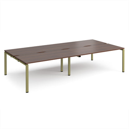 Adapt double back to back desks 1600mm deep - E3216-GN-W