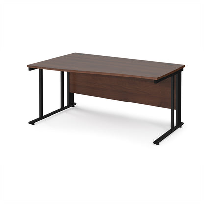 Maestro 25 cable managed left hand wave desk - MCM16WLKW