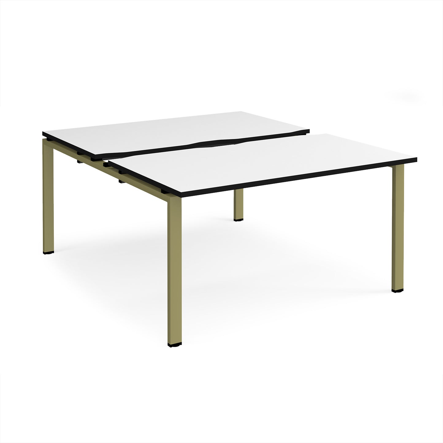 Adapt sliding top B2B desks 1600mm deep - STE1416-GN-WK