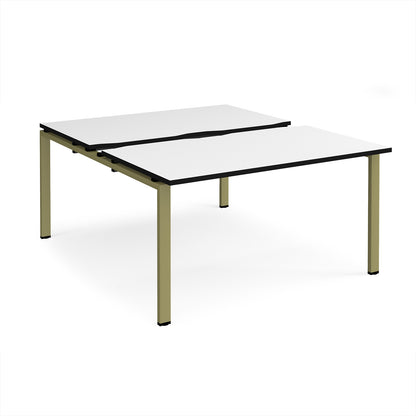 Adapt sliding top B2B desks 1600mm deep - STE1416-GN-WK