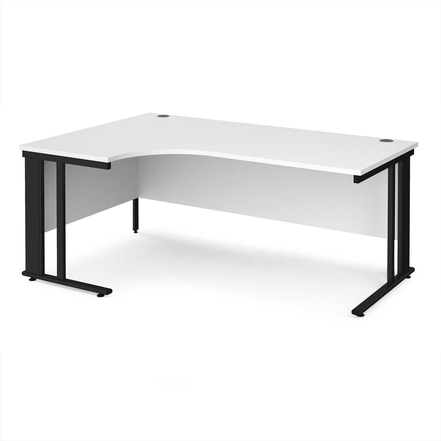Maestro 25 cable managed left hand ergonomic desk - MCM18ELKWH