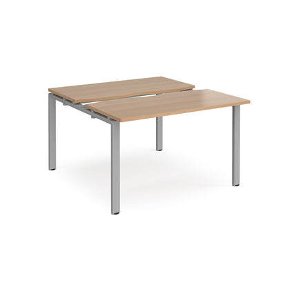 Adapt sliding top B2B desks 1200mm deep - STE1212-S-B