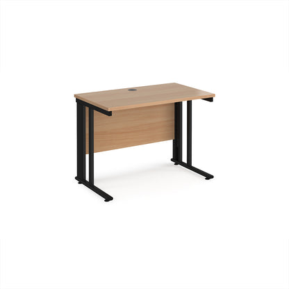 Maestro 25 cable managed 600mm deep desk - MCM610KB