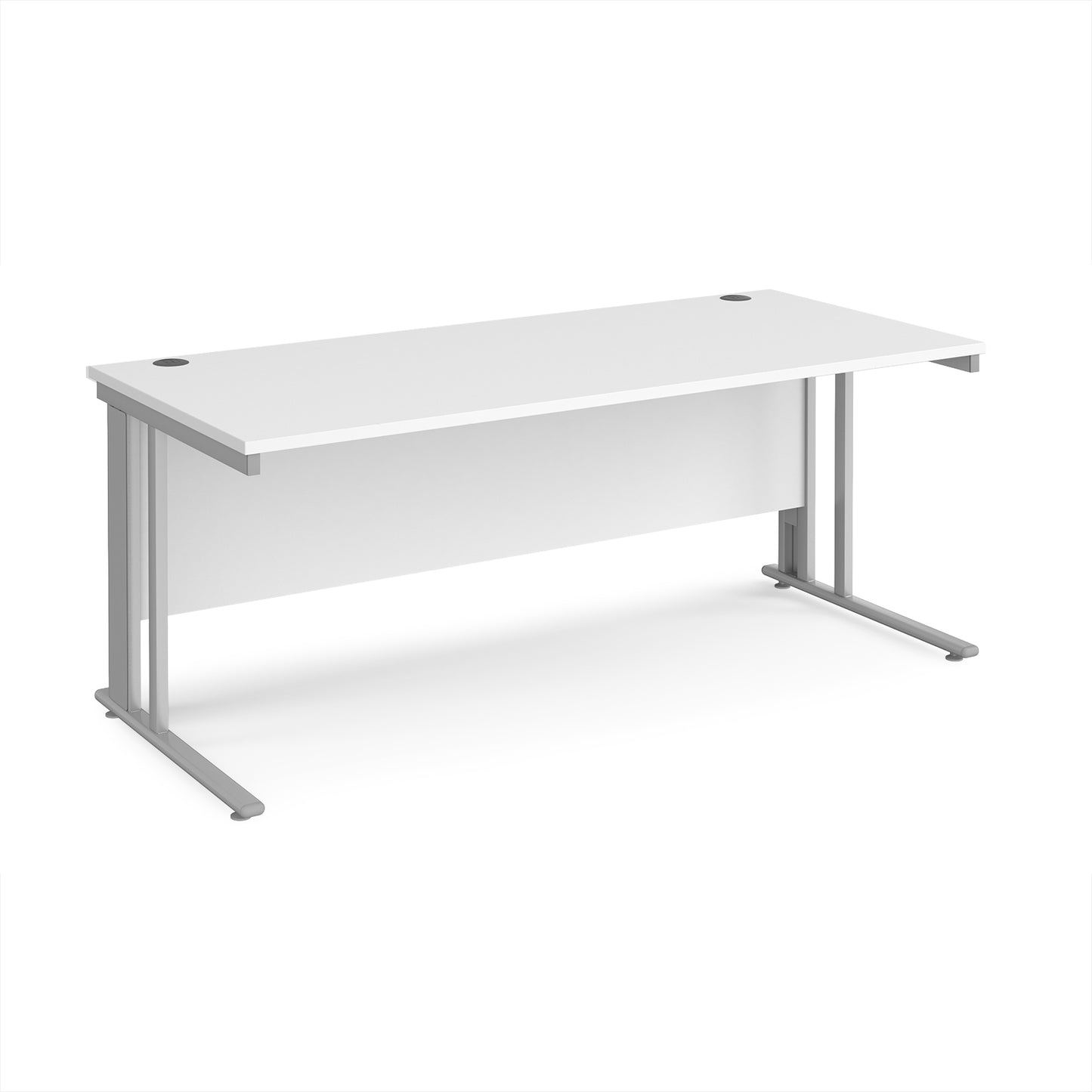 Maestro 25 cable managed 800mm deep desk - MCM18SWH