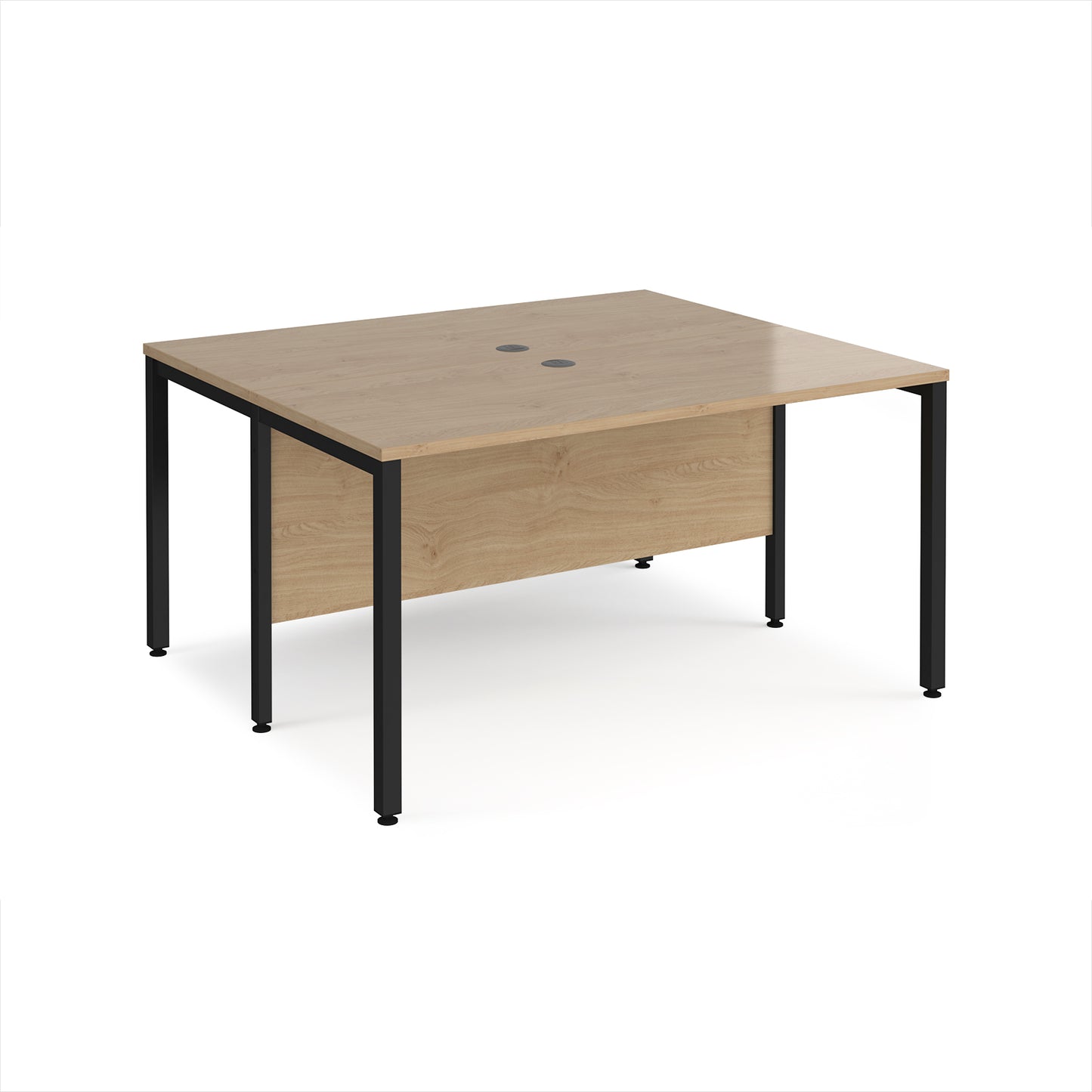 Maestro 25 bench back to back straight desks 1200mm - MB1412BKKO