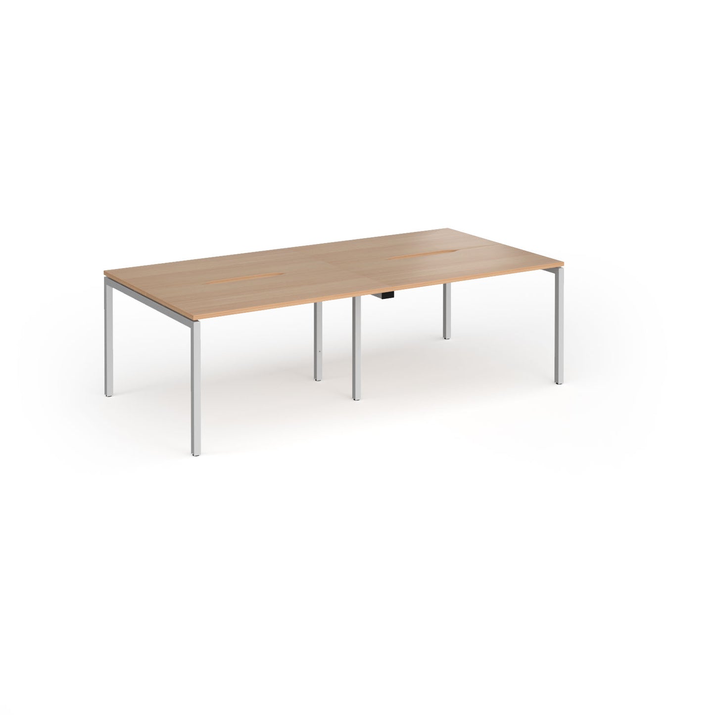 Connex Plus Goal Post Double Back to Back Desks 1200mm deep - GCO2412-S-B