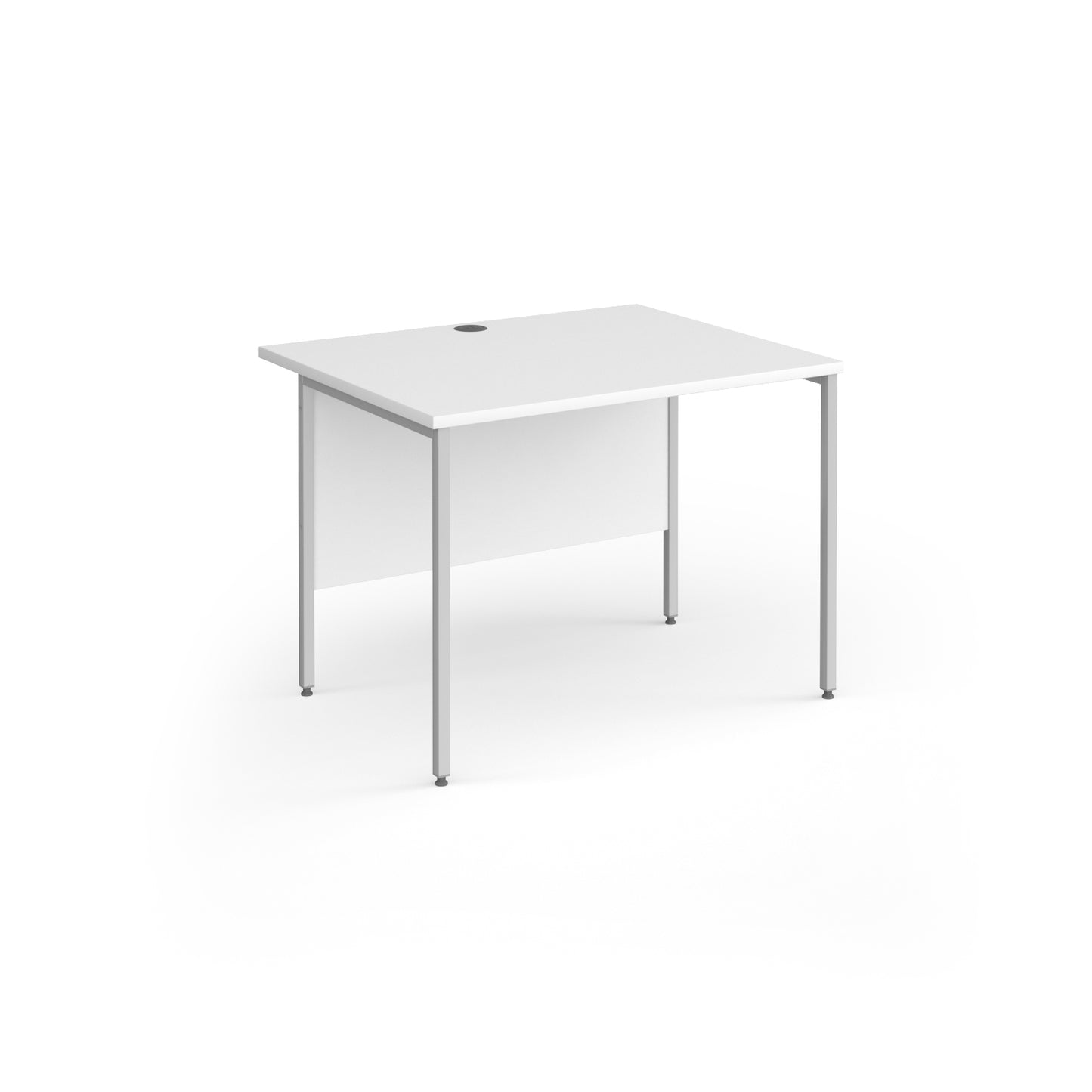 Contract 25 H-Frame straight desk - CH10S-S-WH