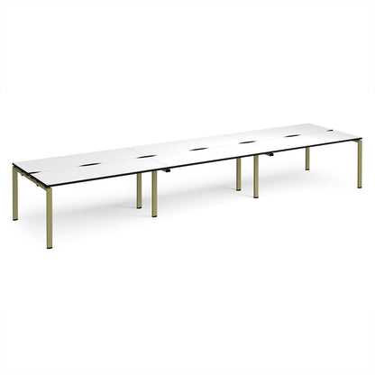 Adapt triple back to back desks 1200mm deep - E4812-GN-WK