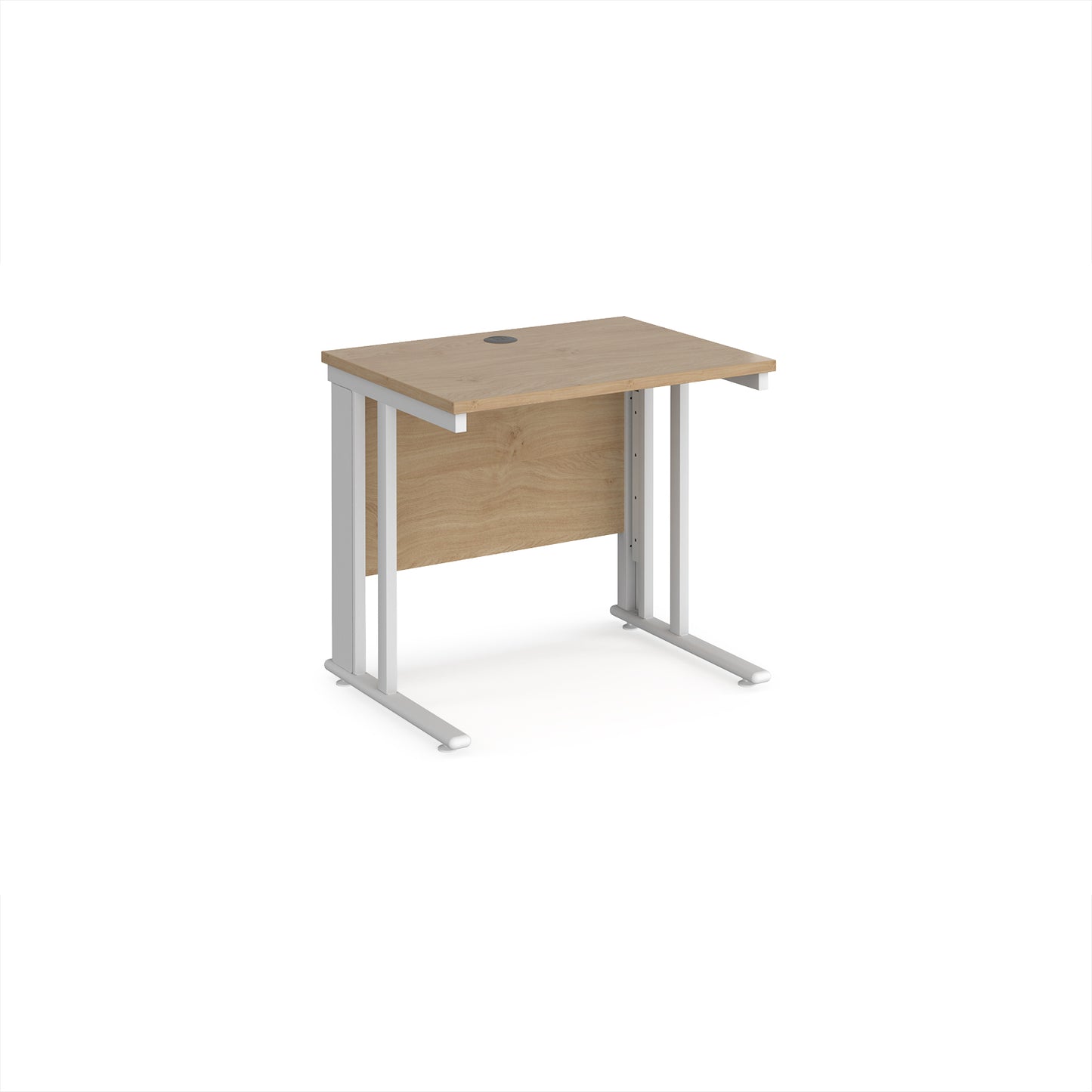 Maestro 25 cable managed 600mm deep desk - MCM608WHKO