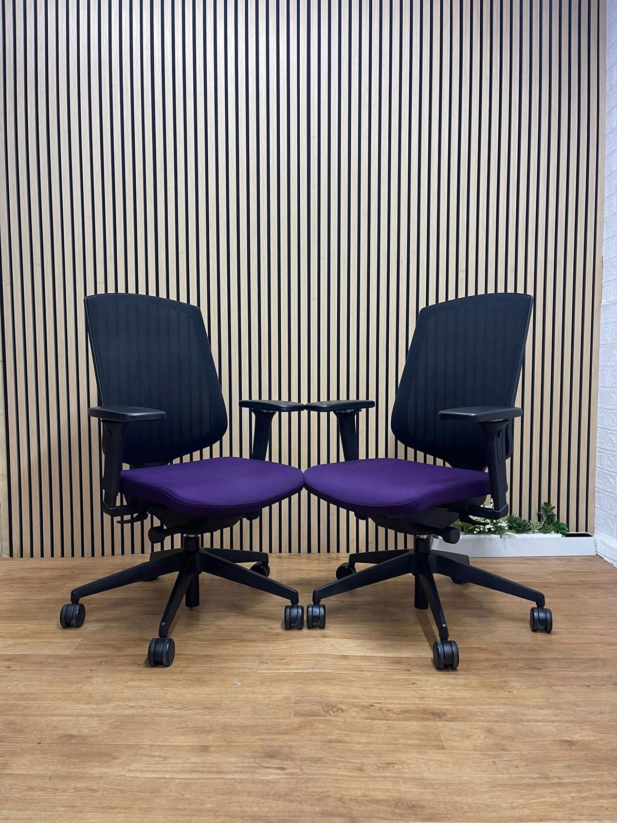 Senator Clipper Office Chair – Mesh Back Task Chair with Adjustable Arms