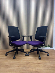 Senator Clipper Office Chair – Mesh Back Task Chair with Adjustable Arms