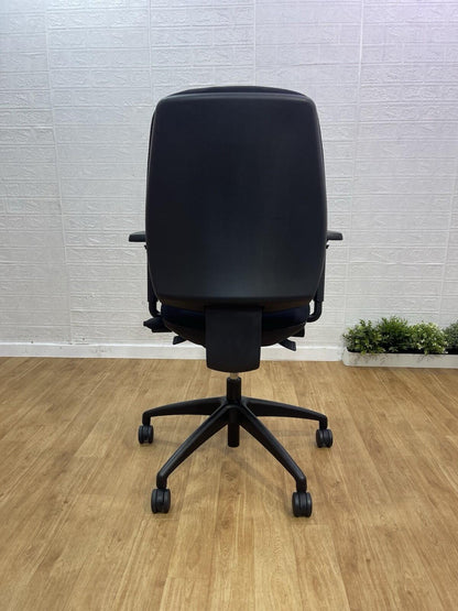 Elite Fully Adjustable Ergonomic Office Task Chair  Black
