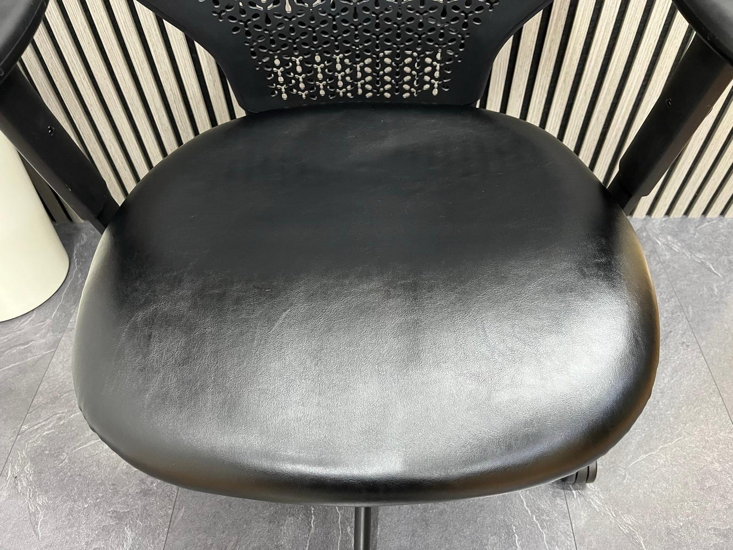 Orangebox Ara – Black Leather Seat– Lumbar Support –Rrp£759 - UK Delivery