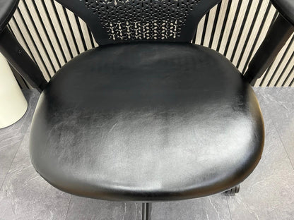 Orangebox Ara – Black Leather Seat– Lumbar Support –Rrp£759 - UK Delivery