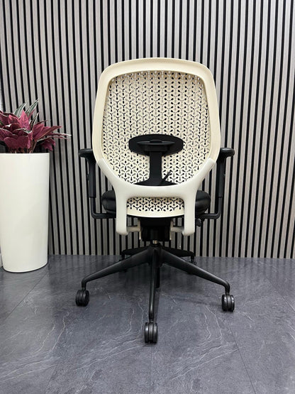 Orangebox Ara – Black Leather Seat– Lumbar Support  –Rrp£759 - UK Delivery