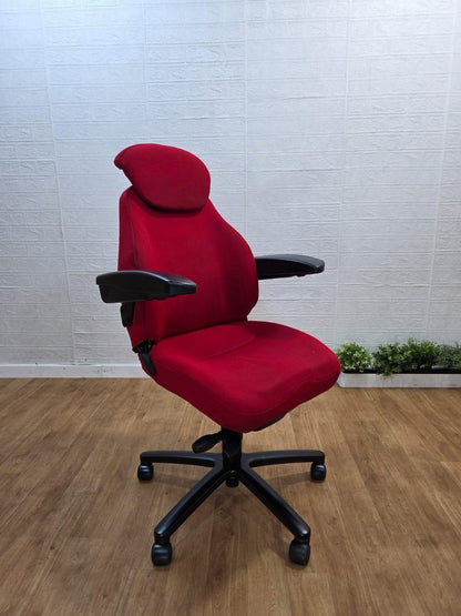 Kab Navigator Fabric Orthopaedic Chair Red Rrp 719 UK Delivery