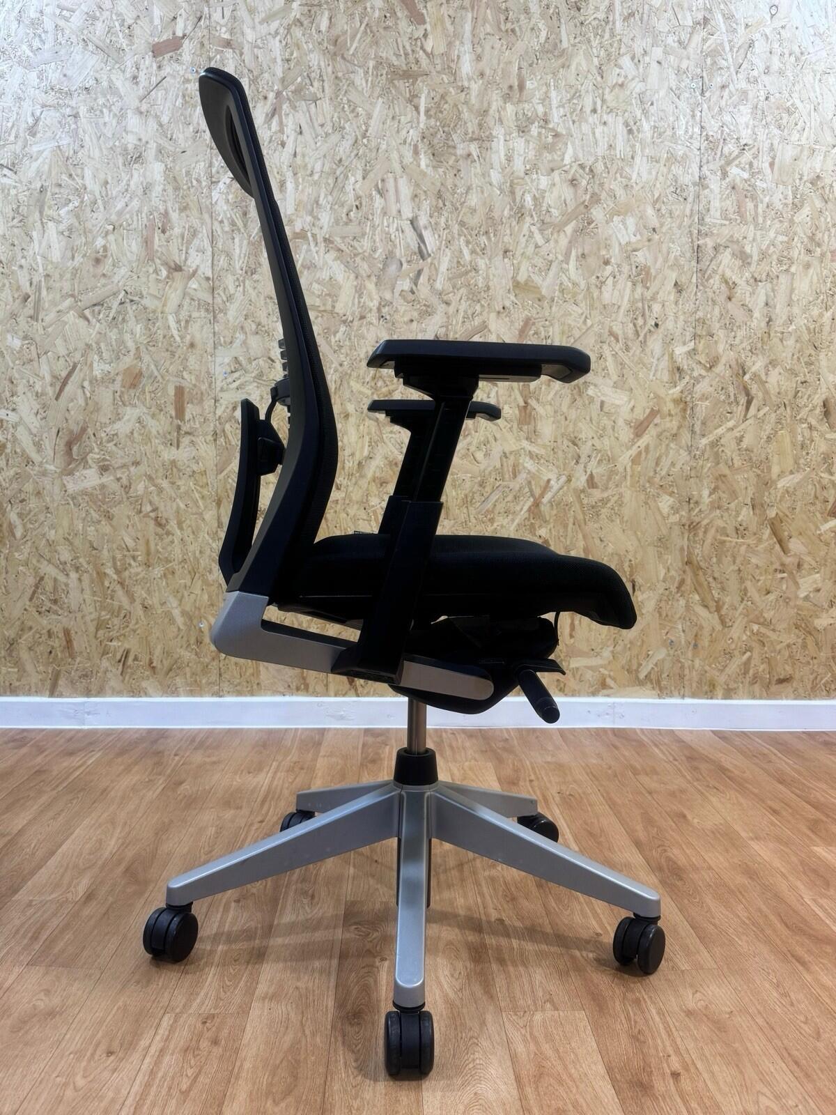 HAWORTH* Very Task Chair - Fully Adjustable- Black/Silver - UK DELIVERY