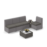 Alto modular reception seating with no arms