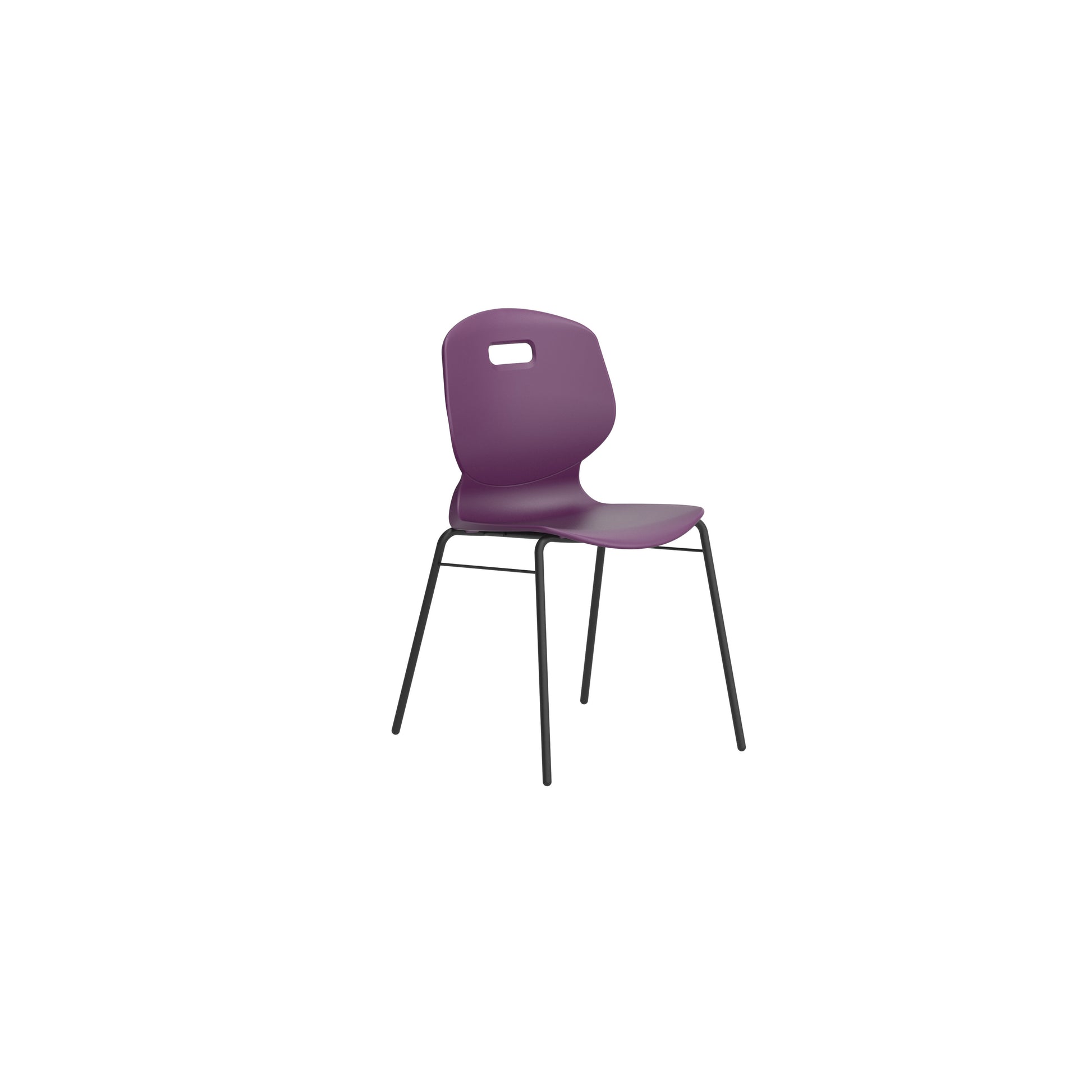 Arc 4 Leg Chair With Brace | Size 5 | Grape