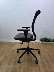 Senator Fuse Office Chair / Fully Adjustable / Leather Seat / UK DELIVERY