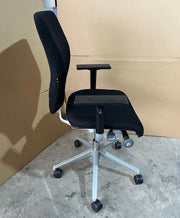 Orangebox X10 Ergonomic Office Chair – Black Upholstery – Silver Grey Base