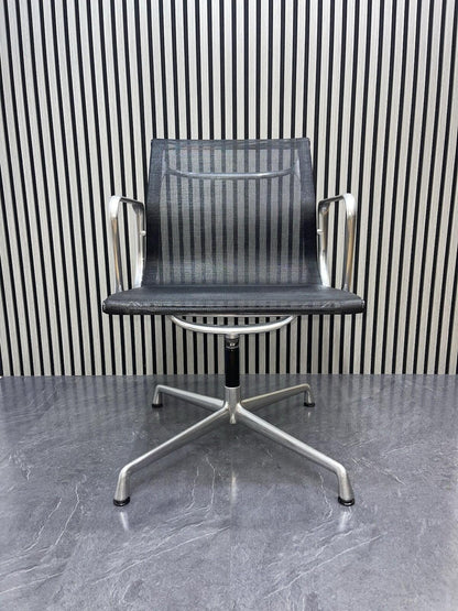 Genuine icf By Charles Eames Black Mesh Swivel Chair