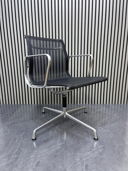 Genuine icf By Charles Eames Black Mesh Swivel Chair