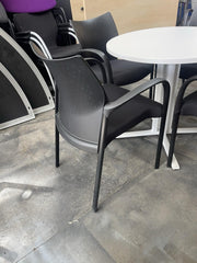 Set Of 4 SENATOR* Stacking Chairs & Herman Miller Round Table - Can DELIVER