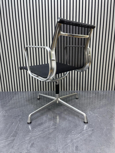 Genuine icf By Charles Eames Black Mesh Swivel Chair
