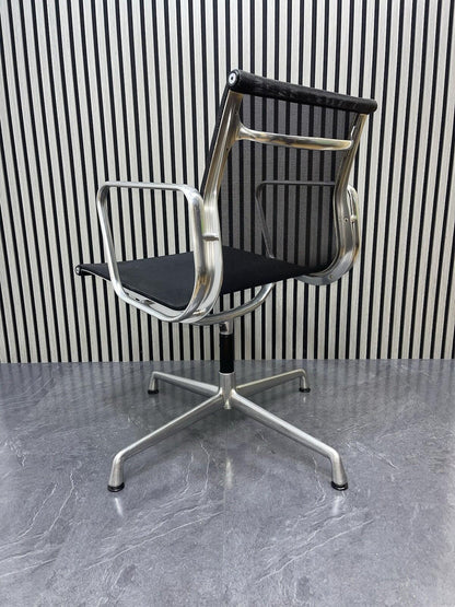 Genuine icf By Charles Eames Black Mesh Swivel Chair