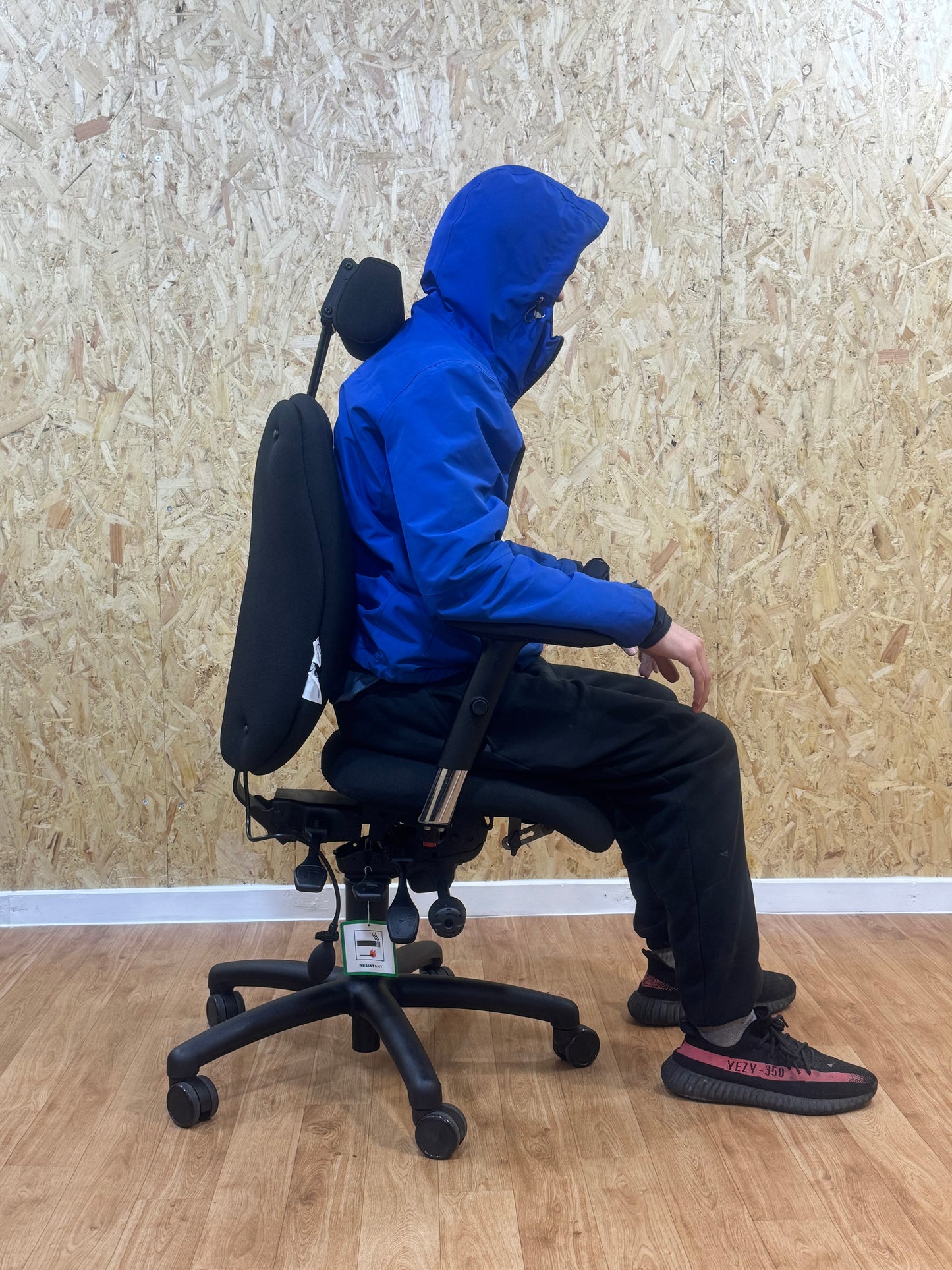 Customised Adapt by Ergochair, Posture Seating Shape with Flex-front adjustable seat depth Ultra Loaded Chair