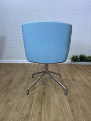 Boss Design Kruze Purple Swivel Tub Chair / Reception / Lounge - UK DELIVERY