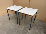 White Stacking Tables - 4 AVAILABLE- CAN DELIVER