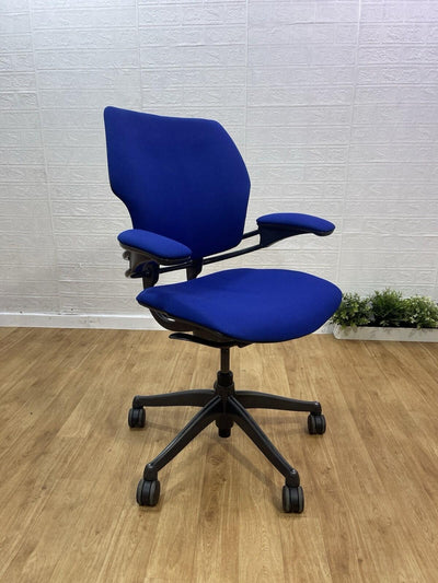 Humanscale Freedom Office Chair In Blue Fabric
