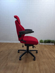 Kab Navigator Fabric Orthopaedic Chair Red Rrp 719 UK Delivery