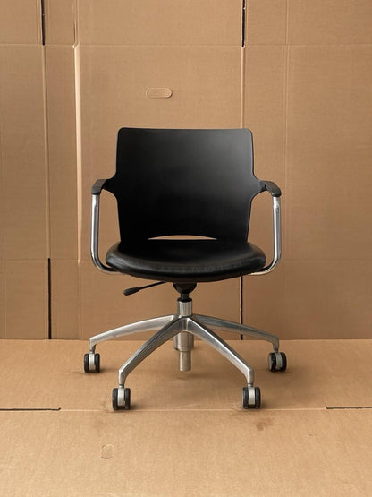 Connection*  Office Conference Chair , Leather Seat - UK Delivery