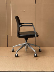 Connection*  Office Conference Chair , Leather Seat - UK Delivery