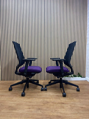 Senator Clipper Office Chair – Mesh Back Task Chair with Adjustable Arms