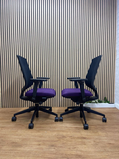 Senator Clipper Office Chair – Mesh Back Task Chair with Adjustable Arms
