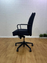 Keilhauer* Executive Padded Office Chair / Black / Excellent Con -UK Delivery